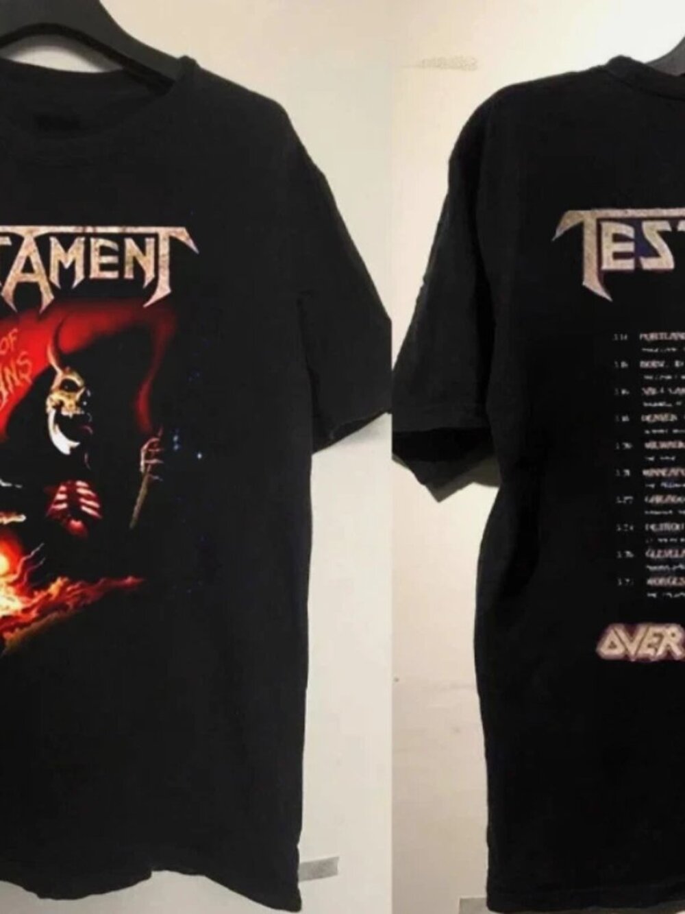 2 Side Testament Band North America Tour 2026 short sleeve shirt